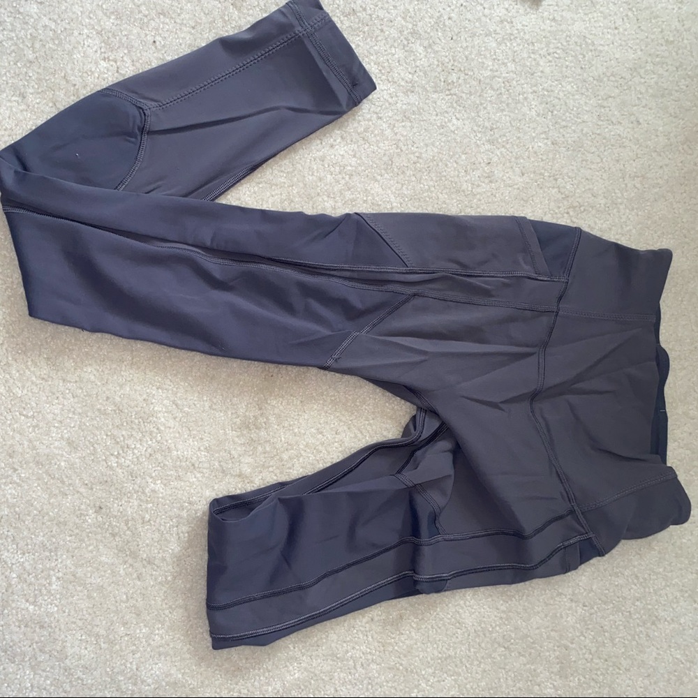 lululemon high rise gray leggings